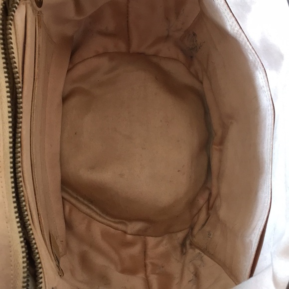 VINTAGE MORRIS MOSKOWITZ NAVY HANDBAG WITH AMBER LUCITE HANDLE - Picture 5 of 5